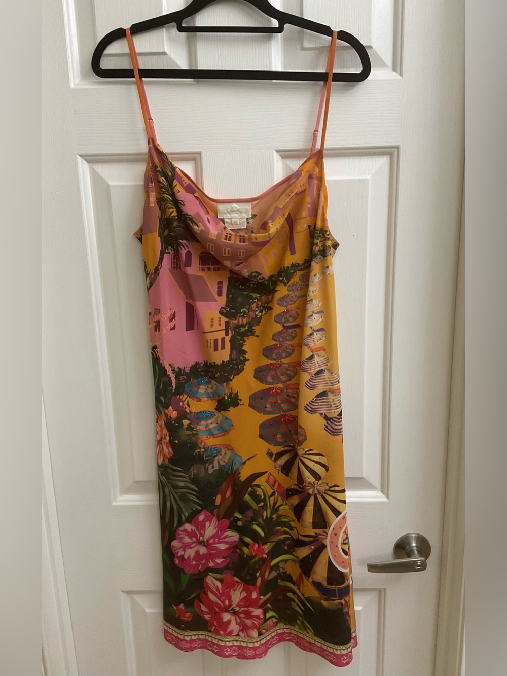 CAMILLA Silk Slip Dress Size XL - Picture 1 of 8
